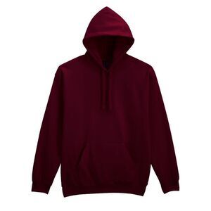 Gildan Unisex Adult Midweight Fleece Hoodie / Maroon